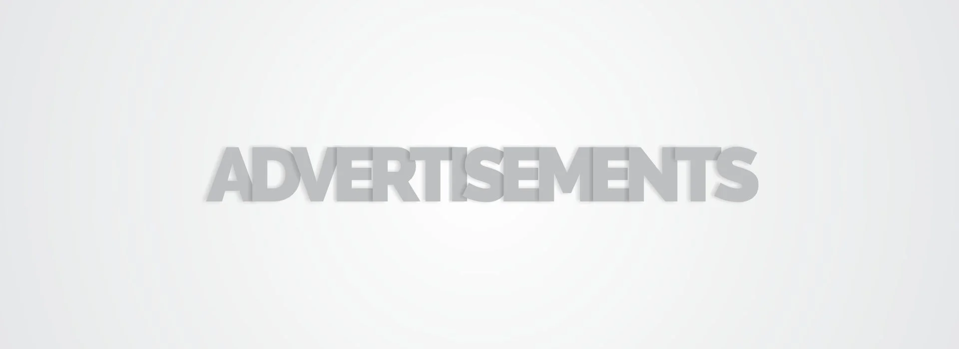 advertisement banner