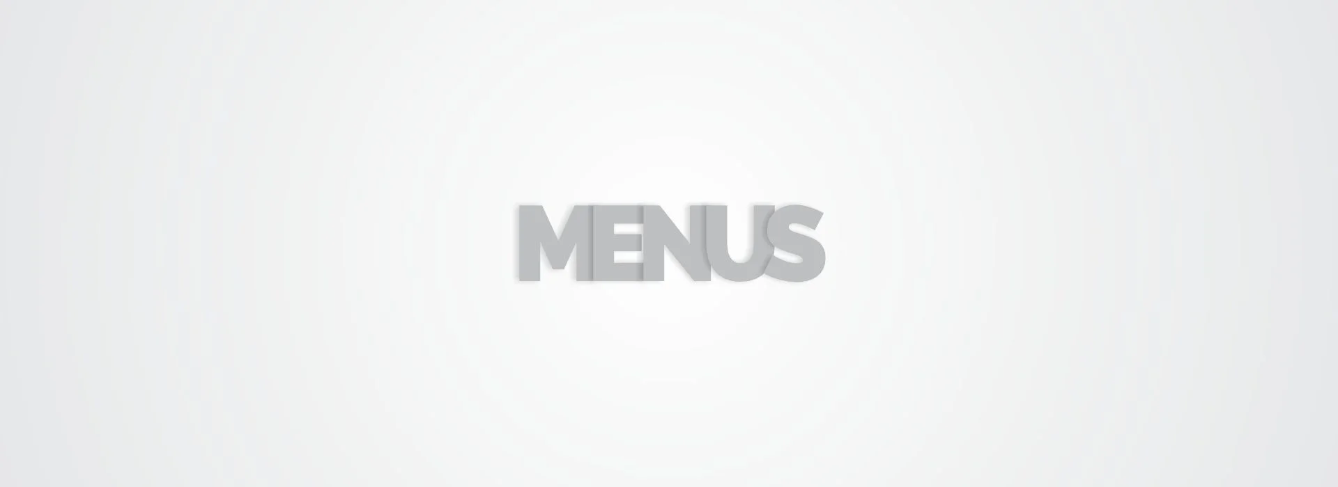 menu banner